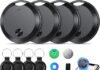 Top Best Air Tracker Tags-4 Pack: Smart Bluetooth Tracker, Item Finder Works with Apple Find My (iOS Only) App, Trakcer Tag Locator for Keys, Luggage, Satchel, weTag mini.
