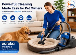 Eureka WhirlWind Bagless Canister Vacuum Review (2026): Is It the Best Lightweight Vacuum for Carpets and Hard Floors